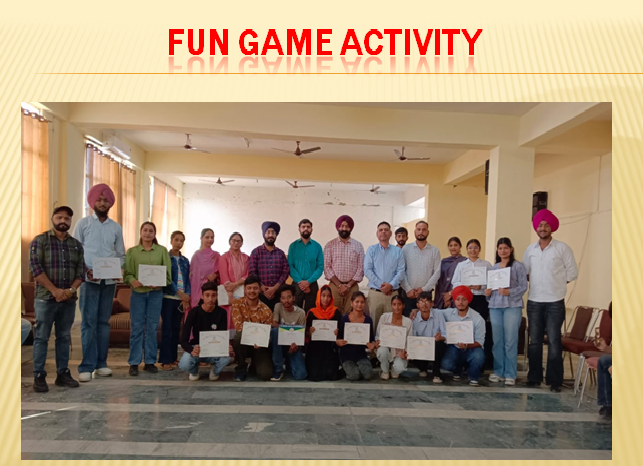 FUN GAMES ACTIVITY 